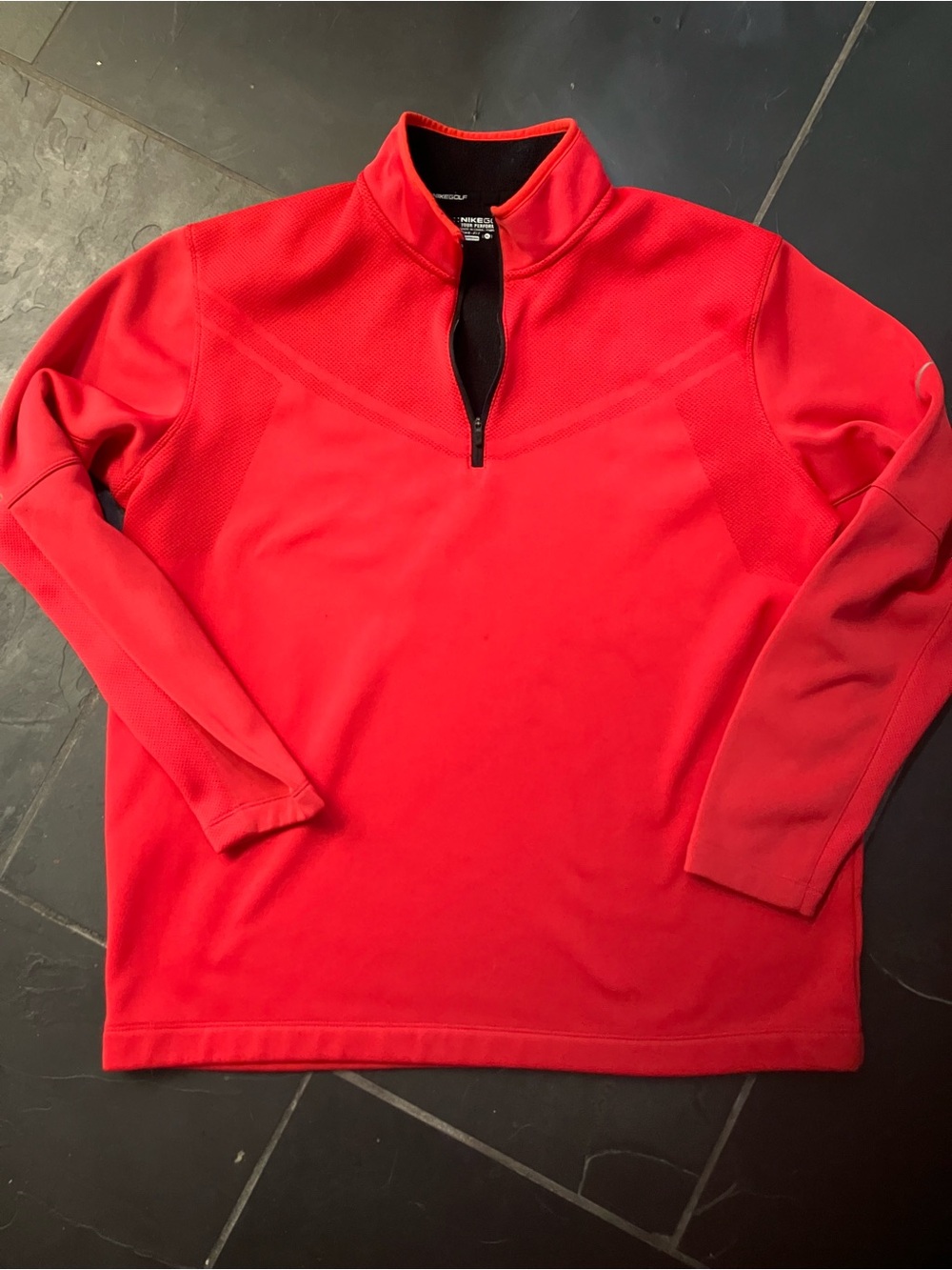 NikeGolf Men’s Size XL Red Fleece Lined Pullover